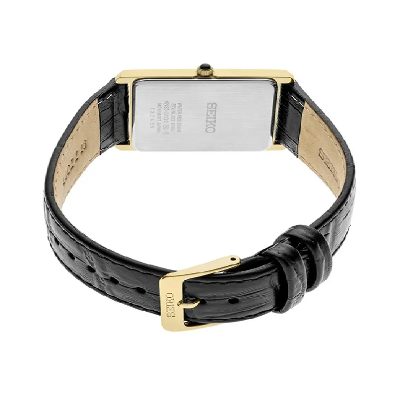 Seiko Classic Gold Tank Style Roman Numerals Men's Watch- SWR104P1